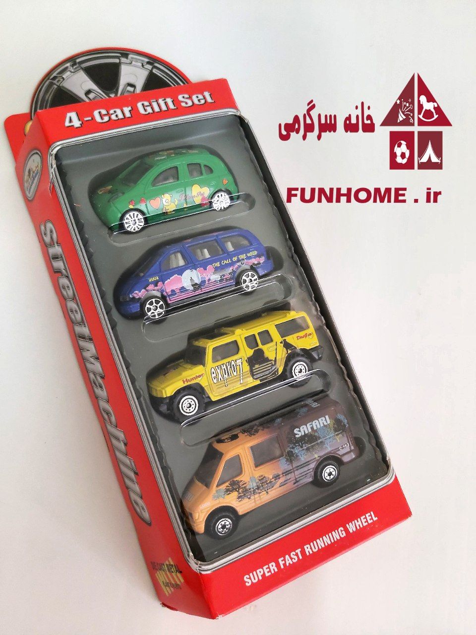 6 ست ماشین فلزی 4 تایی