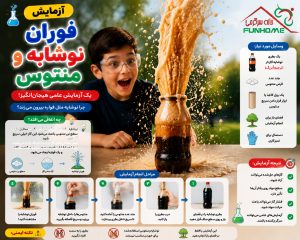 فوران نوشابه و منتوس 🥤💥