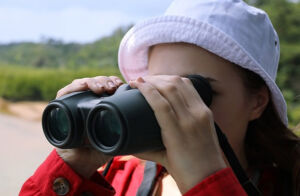 تنظیم و استفاده از دوربین دوچشمی