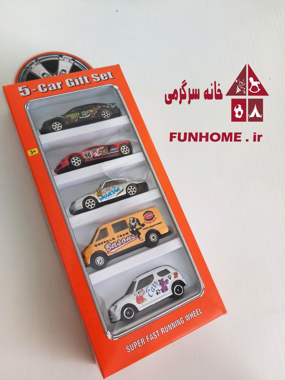ست ماشین فلزی 5 تایی