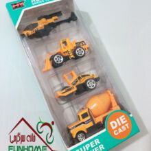 ست ماشین فلزی 4 تایی