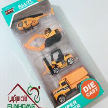 ست ماشین فلزی 4 تایی