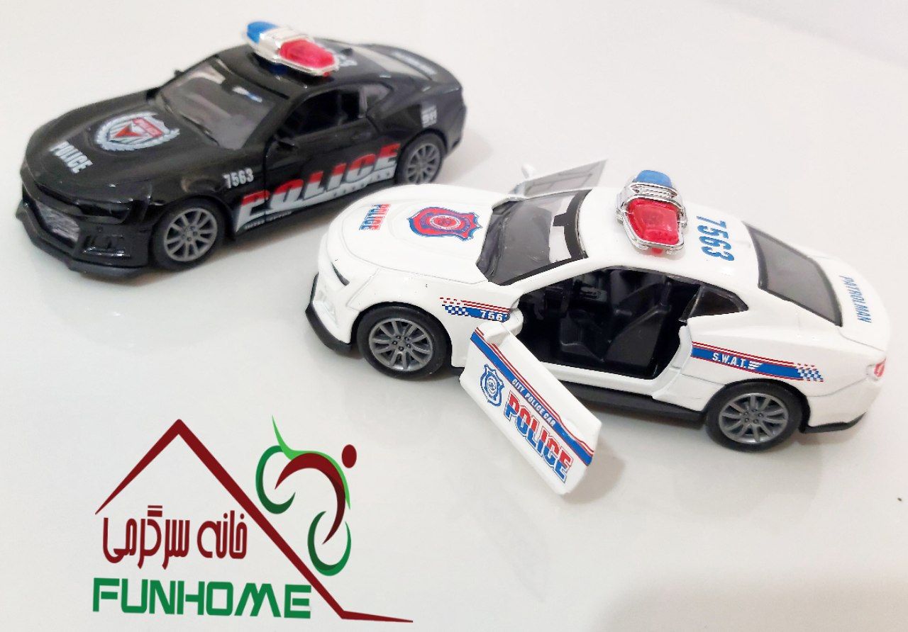 ماشین پلیس فلزی