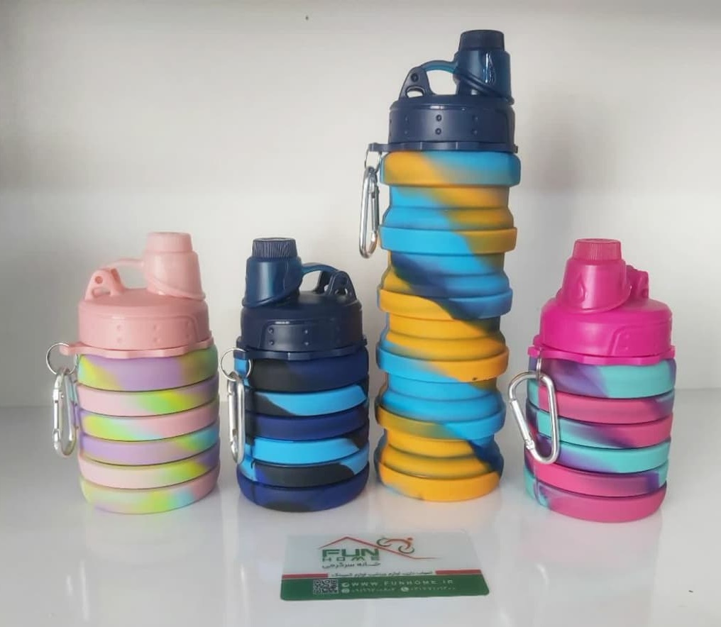 photo_۲۰۲۳-۰۸-۰۵_۰۹-۵۲-۲۷ قمقمه مدل سیلیکونی تاشو گنجایش 0.5 لیتر