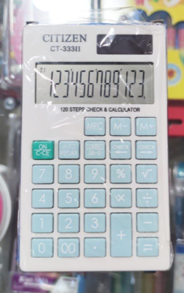 ماشین حساب سیتیزن مدل CT-333II