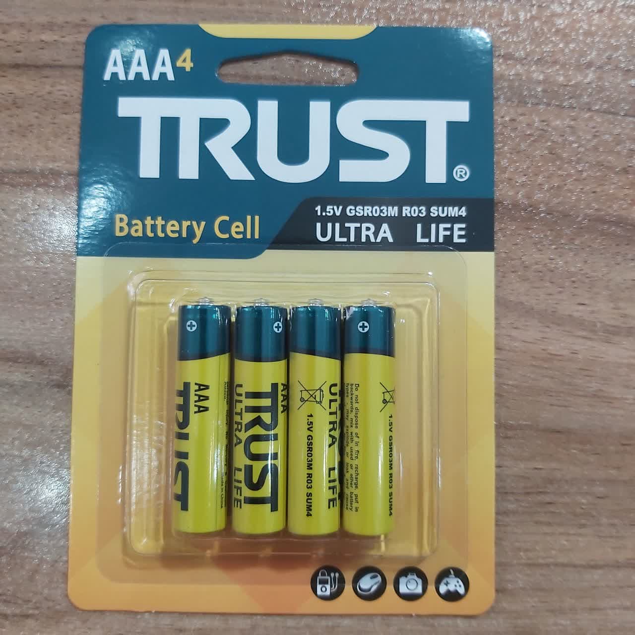 باتری نیم قلمی اولترا لایف 4 عددی