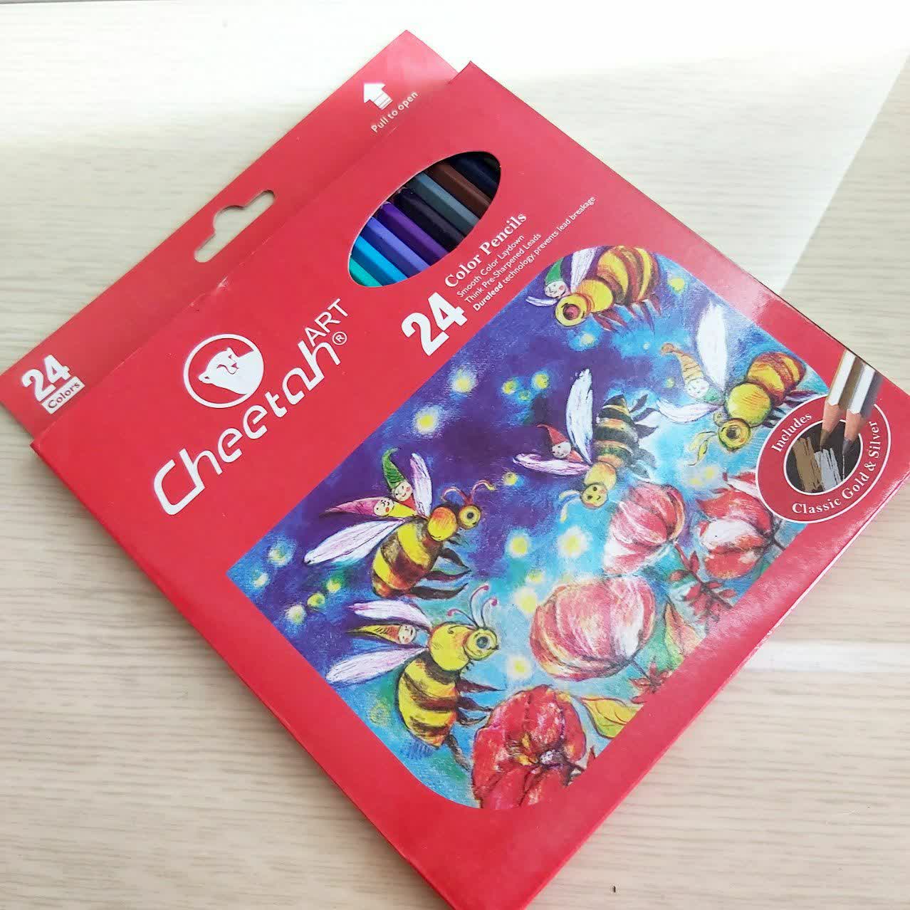 مداد رنگی ۲۴ رنگ چیتا